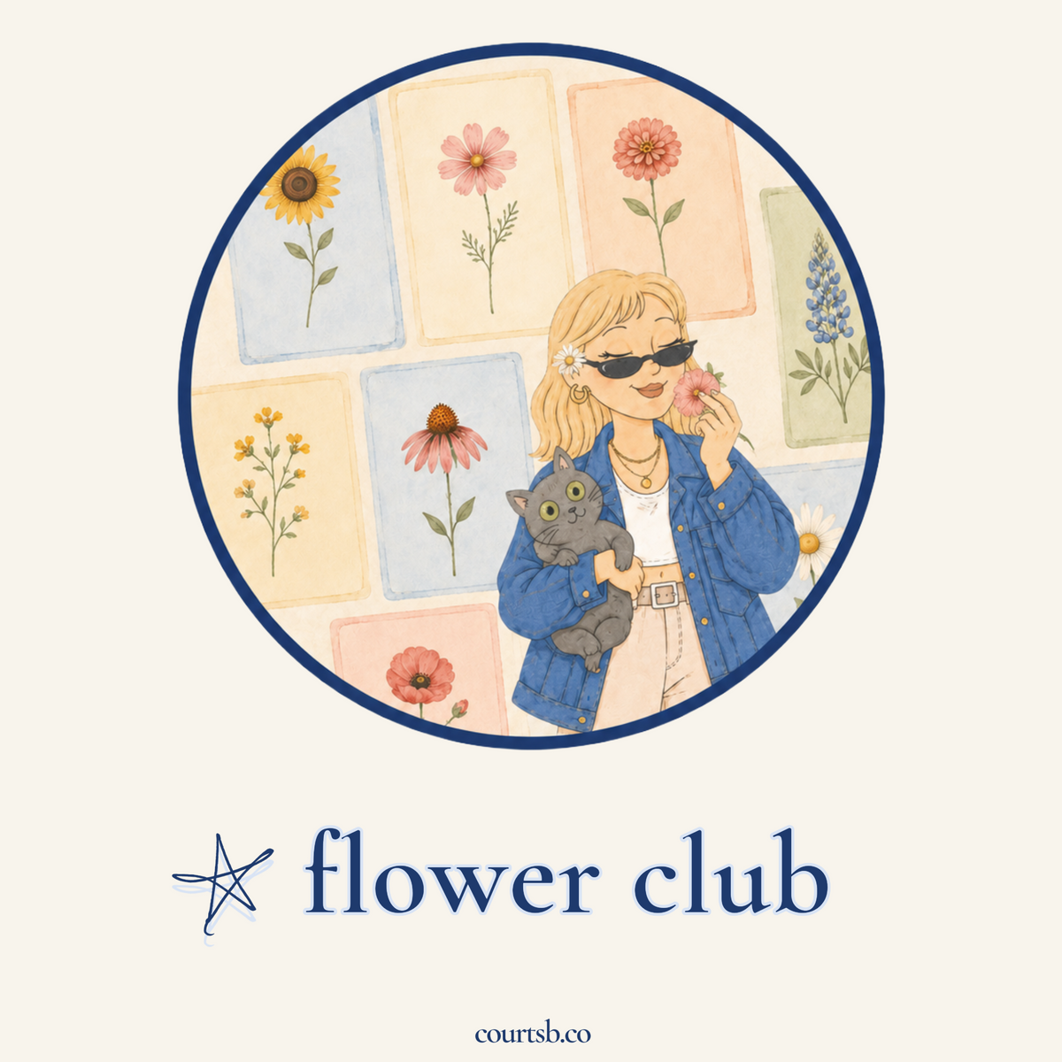 Flower Club | Summer Series | Summer Garden - Digital Download