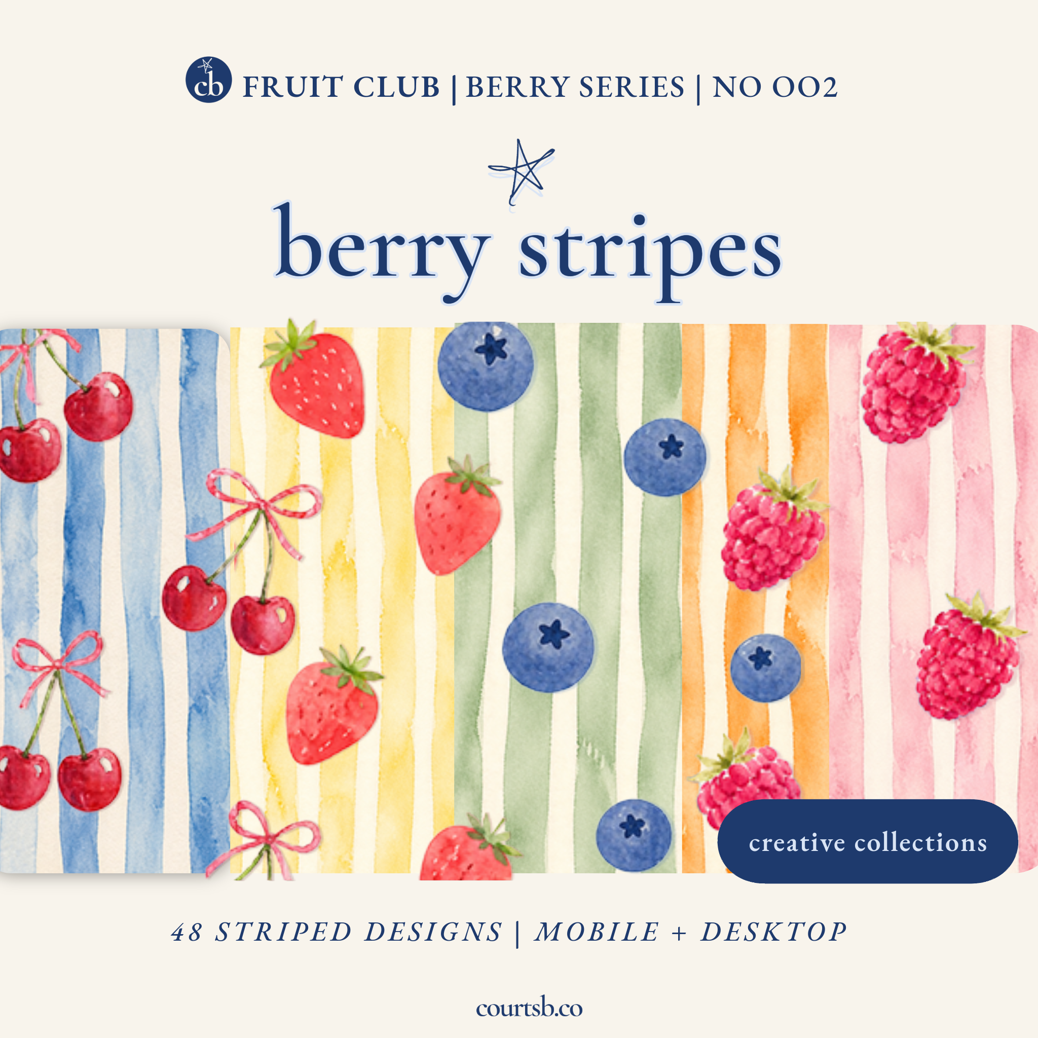 Berry Series - Stripe Pack
